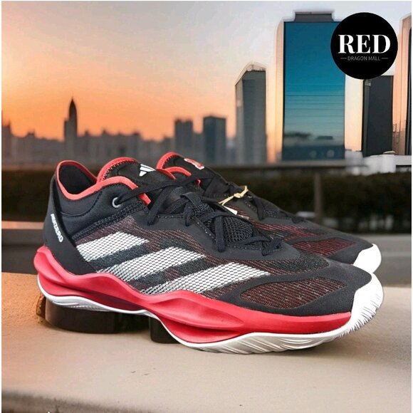 Adidas Nebraska Cornhuskers NCAA Adizero PE Black Red Shoes - Men\'s Size 10 main image 12